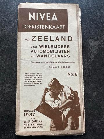 Nivea Toeristenkaart Zeeland 1937 beschikbaar voor biedingen