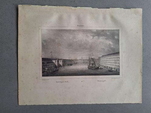 18 x Prachtige, grote zeldzame litho's AMSTERDAM uit 1836, Antiek en Kunst, Kunst | Litho's en Zeefdrukken, Verzenden
