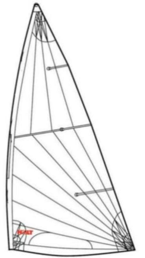 Zeilen voor Laser, masten , roeren, XD parts enz, Watersport en Boten, Zeilen en Zeiltoebehoren, Nieuw, Grootzeil, Minder dan 15 m²