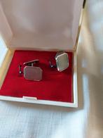 Zilveren goudvergulden manchetknopen, Ophalen of Verzenden, Zo goed als nieuw, Zilver, Verguld