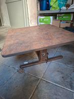 Hoog/laag tafel voor camper of caravan, Ophalen, Gebruikt, Vierkant, 50 tot 100 cm