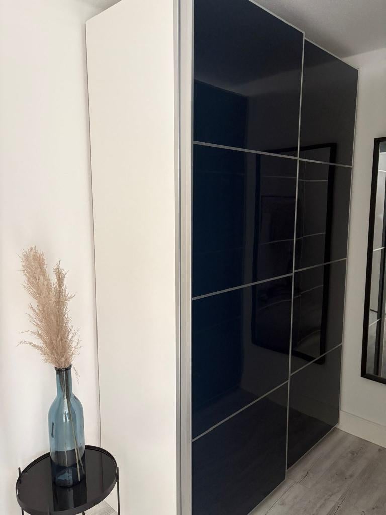 Luxe IKEA PAX-kast 150x236 met schuifdeuren, 200 cm of meer, 150 tot 200 cm, Zo goed als nieuw, Overige houtsoorten