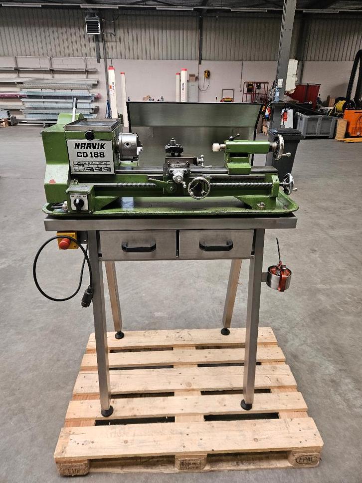 draaibank metaal Narvik, Doe-het-zelf en Verbouw, Draaibanken, Gebruikt, Metaaldraaibank, Minder dan 500 mm, Ophalen
