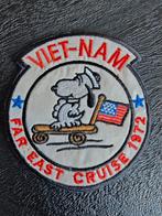 SNOOPY PATCH - 1972 FAR EAST CRUISE - US NAVY, Vietnam War -, Ophalen of Verzenden, Marine, Amerika, Embleem of Badge