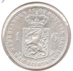Nederland 1 gulden 1901 Wilhelmina, Postzegels en Munten, Munten | Nederland, 1 gulden, Zilver, Ophalen of Verzenden, Koningin Wilhelmina