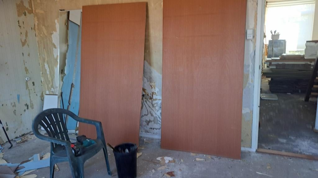 Multiplex achterwanden kast 1990x1050mm (licht beschadigd), Ophalen, Gebruikt, Minder dan 25 mm, Overige typen