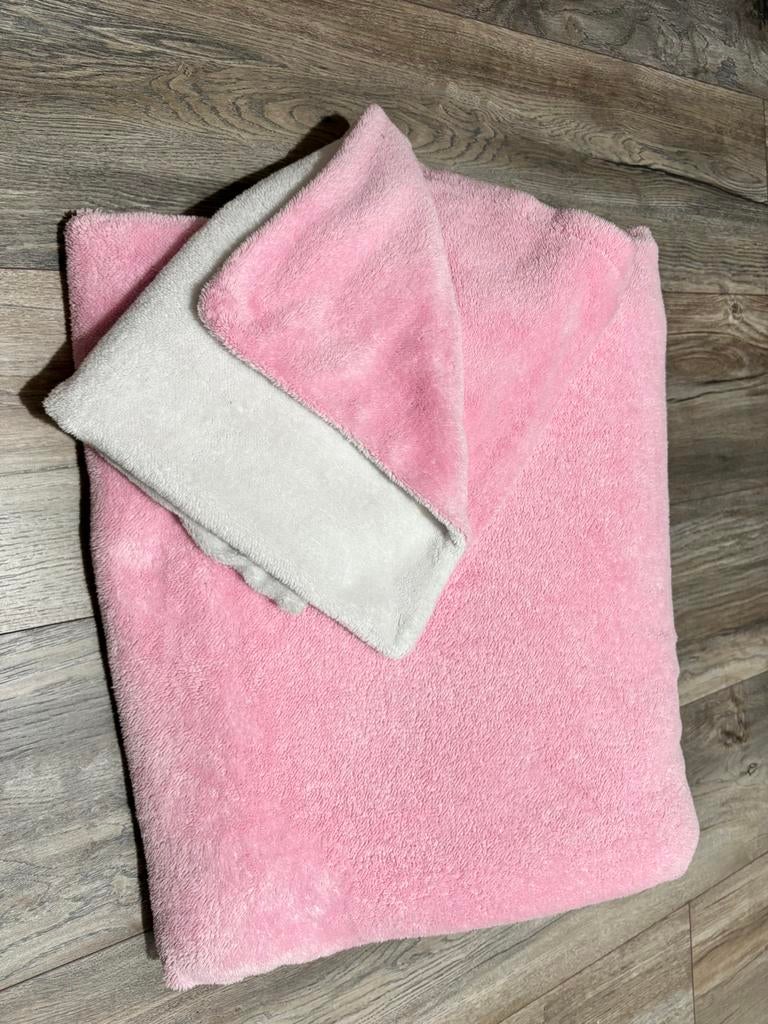 Roze Optidee Optiplushe dekbedovertrek 1 pers., Meisje, Dekbedovertrek, Ophalen of Verzenden, Zo goed als nieuw