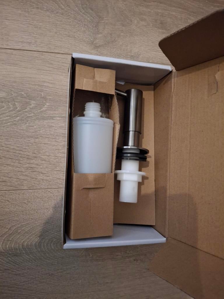 Inbouw Zeepdispenser Gunmetal, Overige typen, Verzenden, Nieuw, Metaal