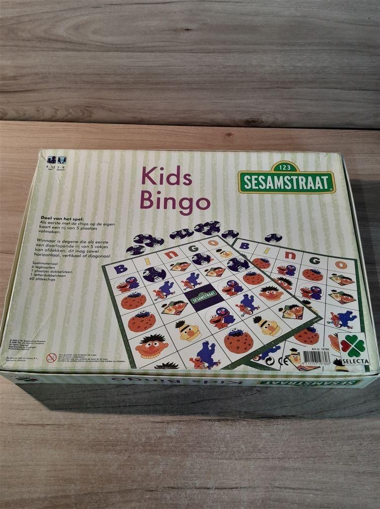 sesamstraat kids bingo - s6275, Verzenden, Zo goed als nieuw