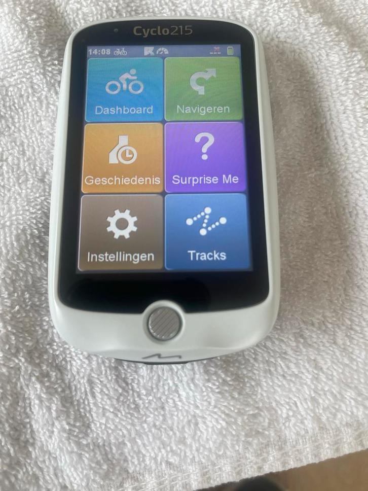 Mio Cyclo 215 Fietsnavigatie - Zo goed als nieuw, Fietsen en Brommers, Fietsaccessoires | Fietscomputers, Zo goed als nieuw, GPS