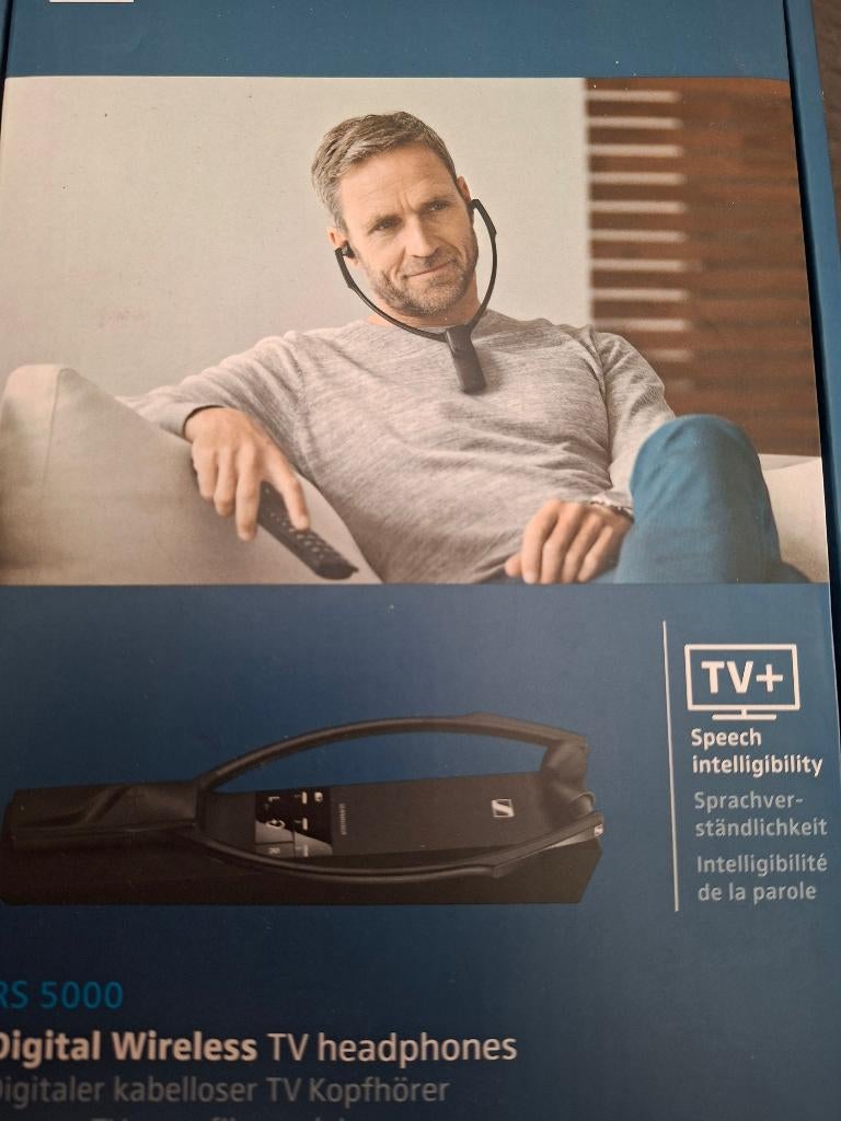 Digital wireless tv headphone, Computers en Software, Headsets, Senheiser, In-ear, Nieuw, Ophalen of Verzenden