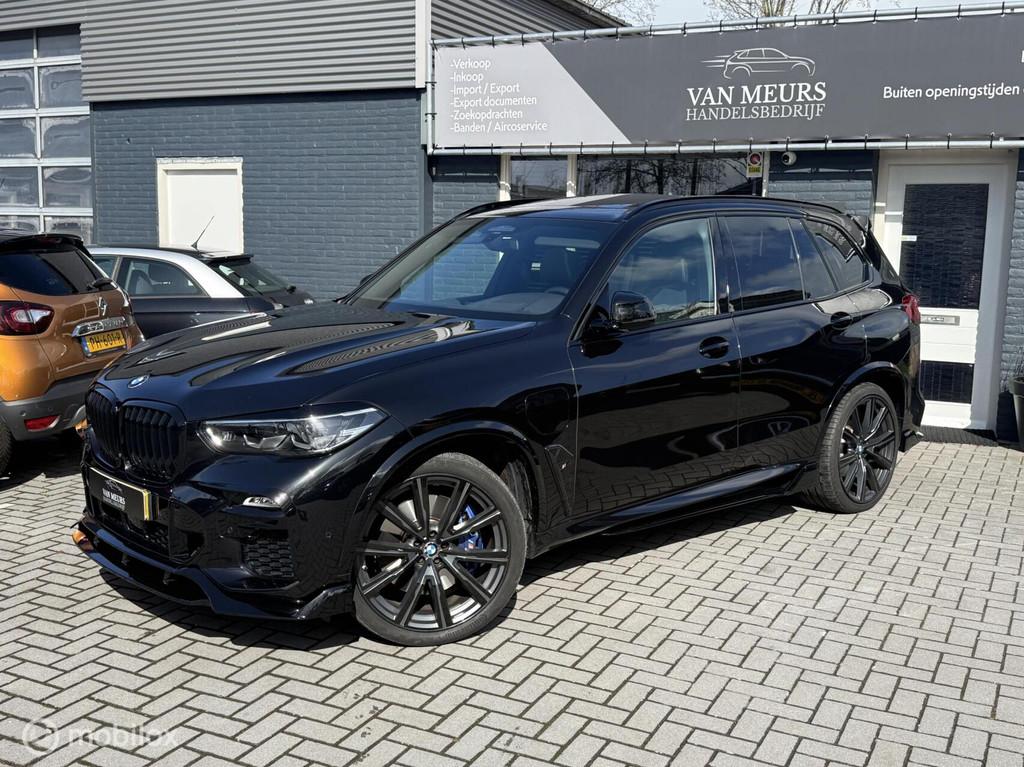 BMW X5 xDrive45e High Executive, Skylounge, 4 wiel Besturing, Gebruikt, 394 pk, Zwart, Vierwielaandrijving
