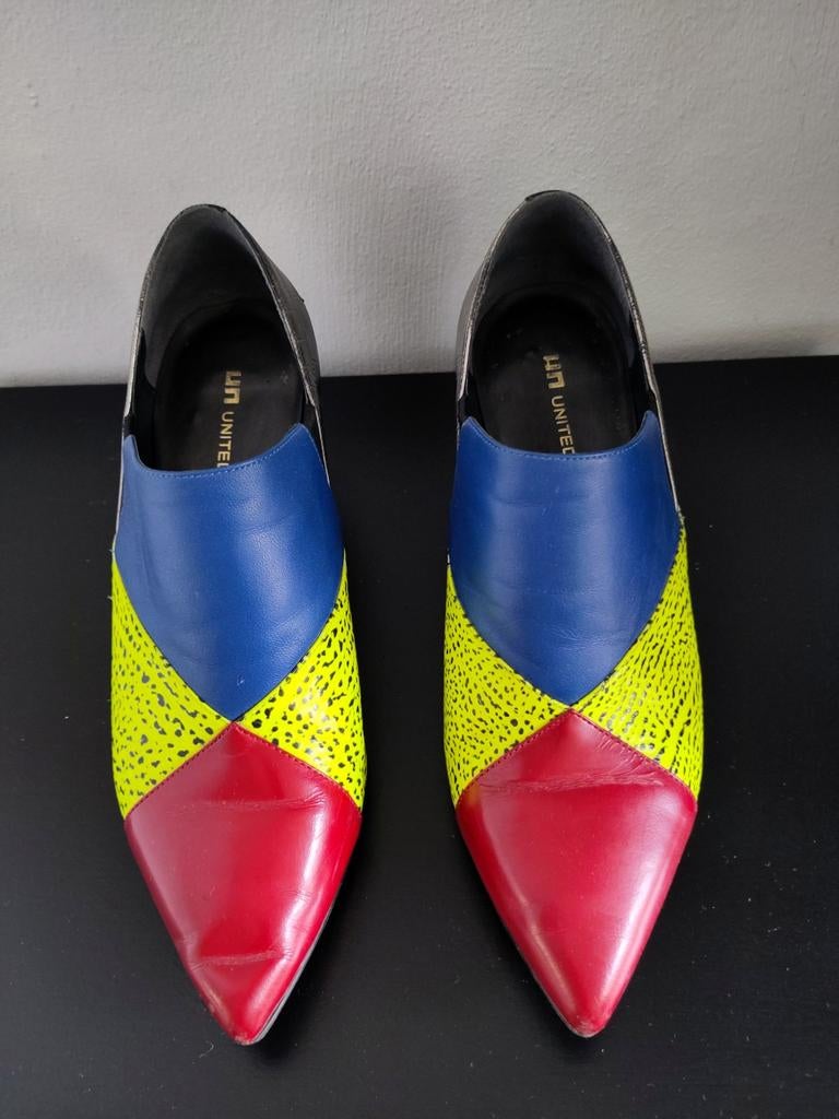 Veelkleurige schoenen van United Nude in maat 38., Pumps, United Nude, Ophalen of Verzenden, Gedragen