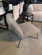 Moderne grijze fauteuil - Gemêleerde stof, Ophalen, Gebruikt, 75 tot 100 cm, Stof