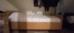 Gratis afhalen: Elektrisch verstelbaar bed 80x200, Huis en Inrichting, Ophalen, Eenpersoons, Bruin, Landelijk