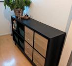 6x kallax LADES & 2x DEUREN inc. Inzetten eiken bruin Ikea, Ophalen, Zo goed als nieuw, Rechthoekig, Hout