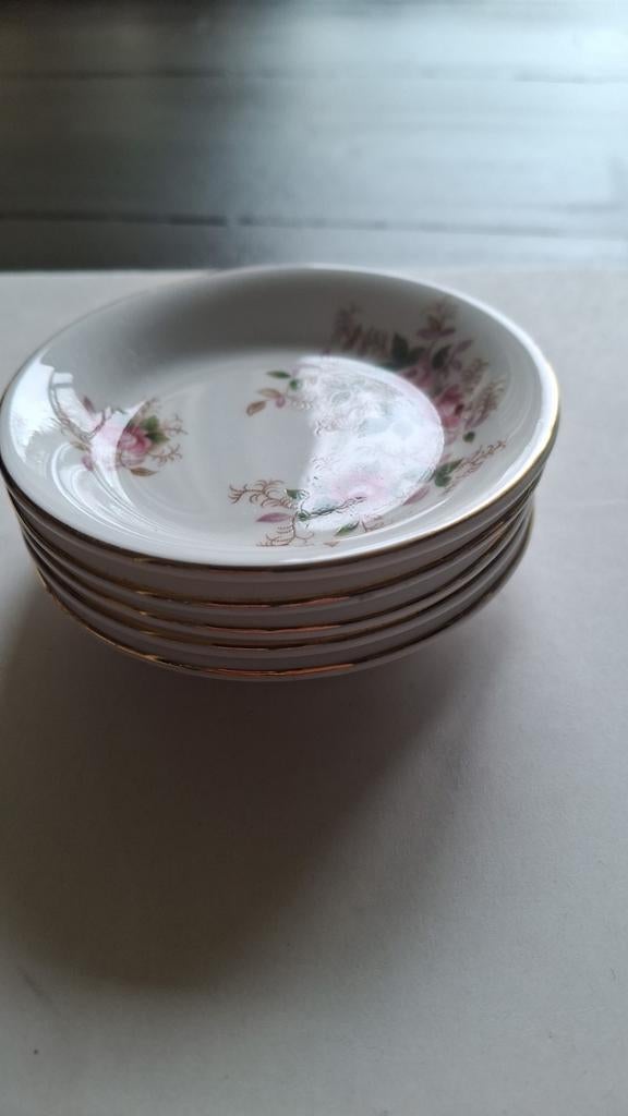Royal Albert Lavender Rose schoteltjes, set van 6, Antiek en Kunst, Ophalen of Verzenden