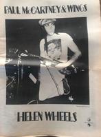Paginagrote A3 advertentie PAUL MCCARTNEY Helen Wheels relea, Ophalen of Verzenden