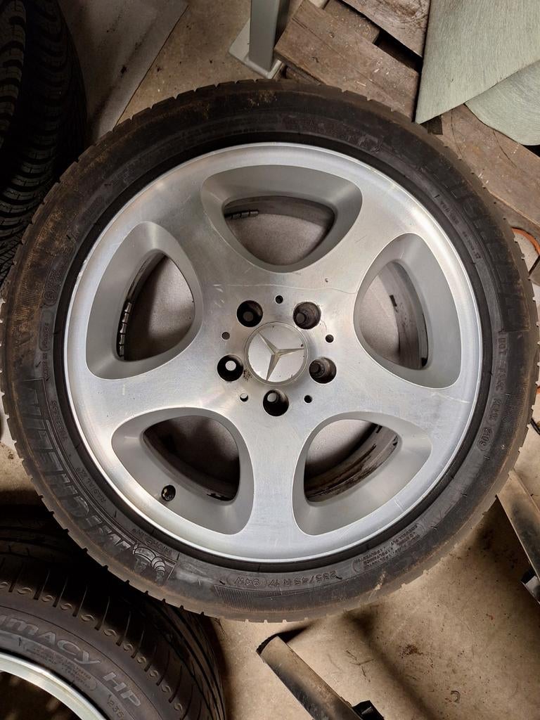 Mercedes 17 inch Sador velgen w210.  S210, Auto-onderdelen, Banden en Velgen, Ophalen, 17 inch, Zomerbanden