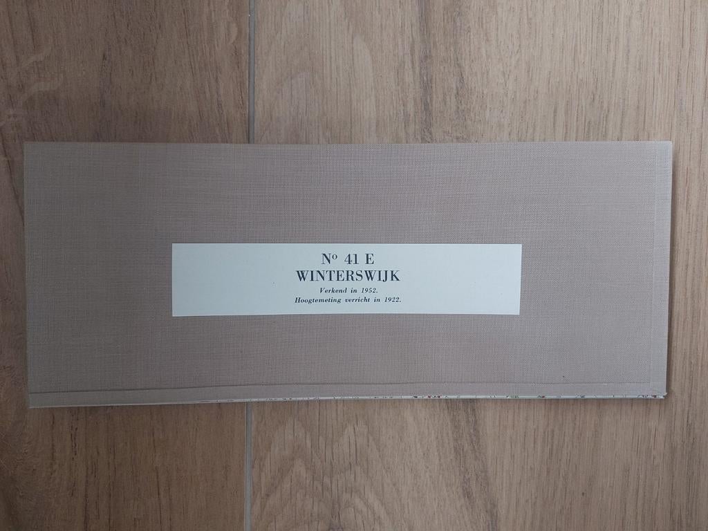 41E Winterswijk Bredevoort Meddo Huppel Stafkaart uit 1955, Topografische Dienst Nederland, Ophalen of Verzenden, 1800 tot 2000