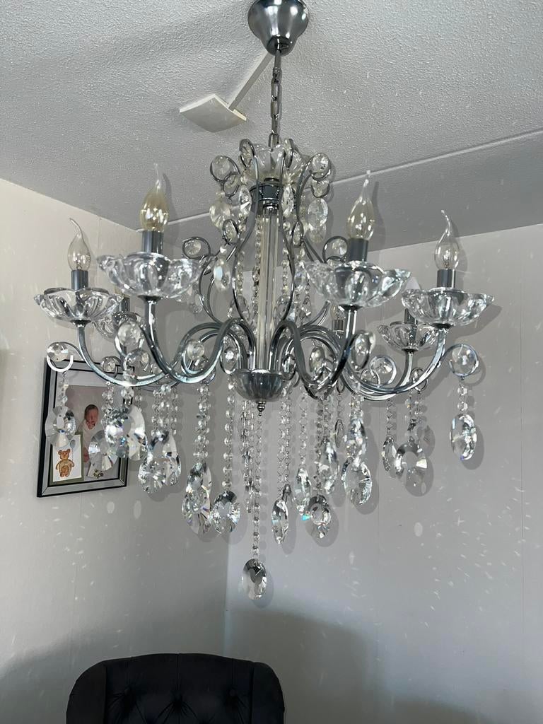 2 kroonluchters, Huis en Inrichting, Lampen | Kroonluchters, Zo goed als nieuw, Ophalen