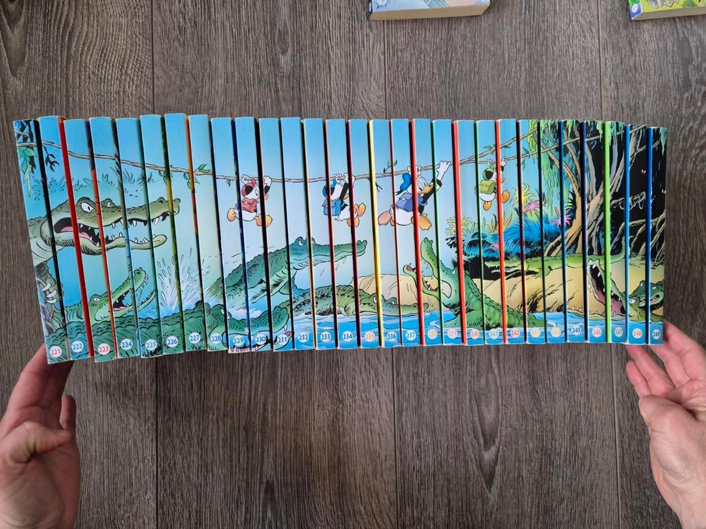 Complete set Donald Duck pockets. Nr 221 t/m 249. 29 stuks., Gelezen, Walt Disney’s, Ophalen of Verzenden, Meerdere stripboeken