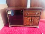 Bruine eiken houten audio kast TV kast, Huis en Inrichting, Kasten | Televisiemeubels, Ophalen, Eikenhout, 50 tot 100 cm, Zo goed als nieuw