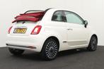 Fiat 500 1.2 70 PK Aut. Cabriolet Half-Leder Park.sens Multi, 4 cilinders, Cabriolet, Leder en Stof, Wit