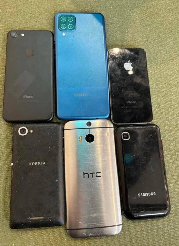 Werking onbekend partij van 6 telefoons, Ophalen of Verzenden