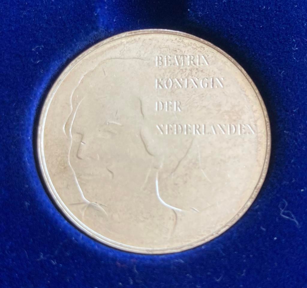 NEDERLANDSE ZILVEREN 50 GULDEN 1995, Postzegels en Munten, Munten | Nederland, Koningin Beatrix, Zilver, Ophalen of Verzenden