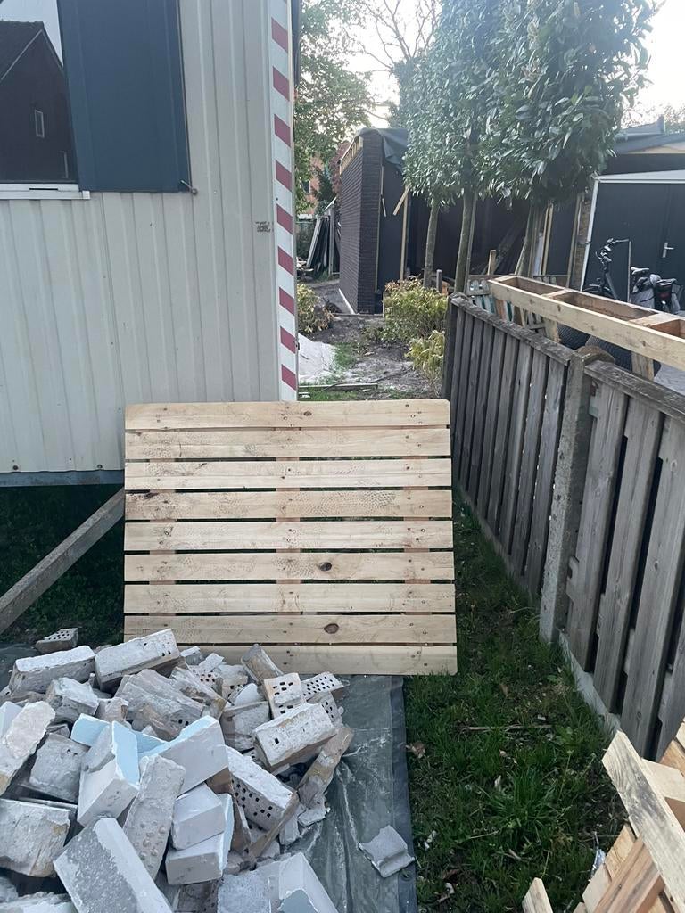 Palets gratis ophalen zsm, Ophalen, Gebruikt, Hout