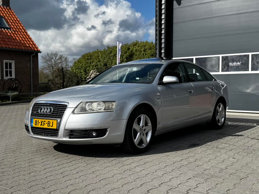 Audi A6 2.7 TDI Quattro AUT/ APK 09-05-2027, Auto's, Audi, Bedrijf, A6, Diesel, F, Sedan, Automaat, Origineel Nederlands, Zilver of Grijs