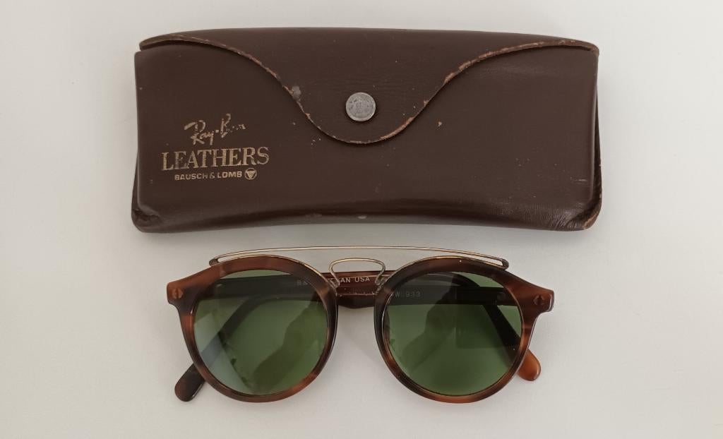Ray Ban Gatsby Style unisex zonnebril Bausch Lomb W0933, Zonnebril, Bruin, Ophalen of Verzenden, Zo goed als nieuw