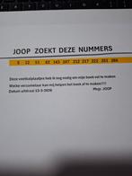 Joop zoekt deze nummers, wie kan mij helpen., Plus, Ophalen of Verzenden