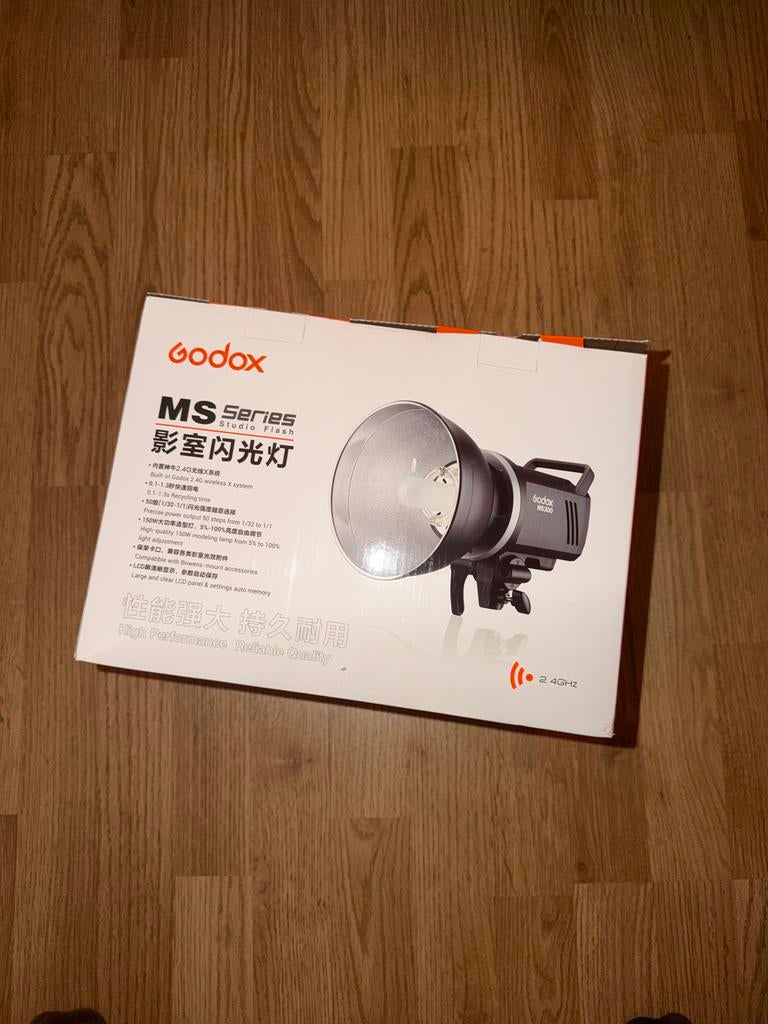 Godox MS300 Studio Flash, Ophalen of Verzenden, Nieuw, Lamp of Flitsset