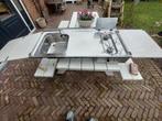 Oud Eriba keukenblad met spoelbak en gasfornuis, Caravans en Kamperen, Ophalen