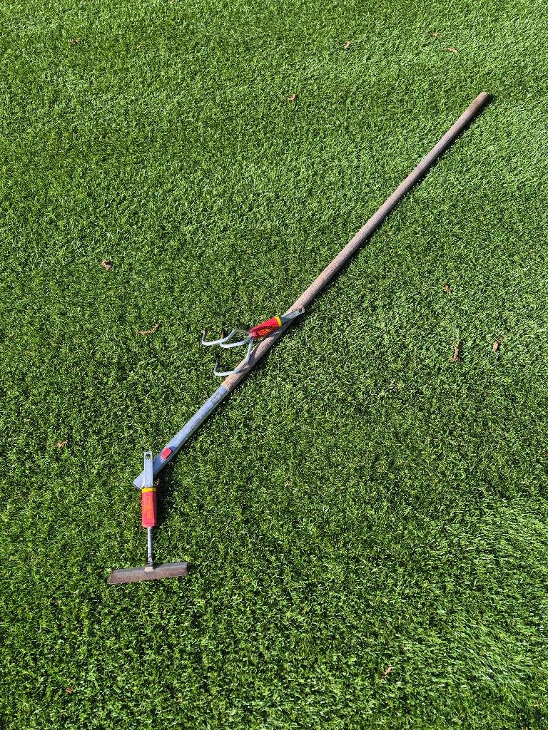 Wolf combi steel 160cm + schoffel + krabber uitwisselbaar., Ophalen, Gebruikt, Schoffel, Wolf