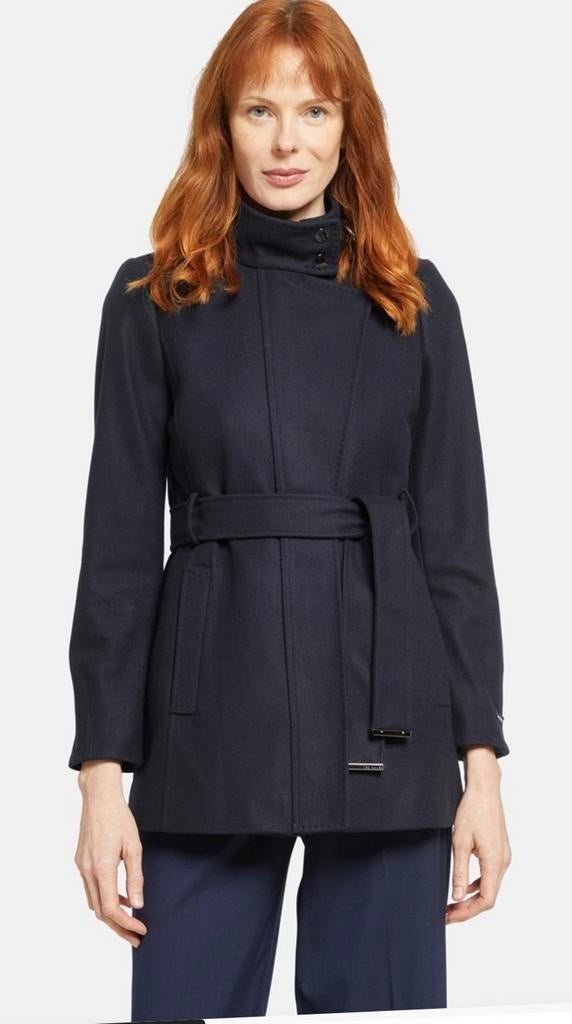 NIEUW Ted Baker mantel maat 40, Kleding | Dames, Ophalen of Verzenden, Nieuw, Maat 38/40 (M), Blauw