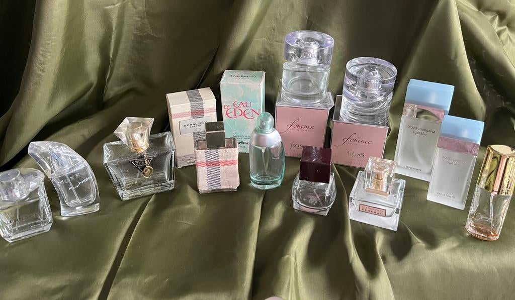 12! Parfum flesje.     LEEG !!!, Ophalen of Verzenden, Zo goed als nieuw, Miniatuur