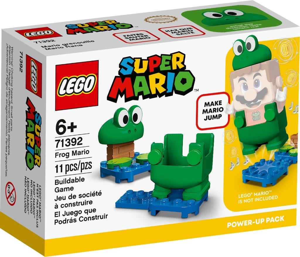 Lego Super Mario 71392 Power-uppakket: Kikker-Mario, Kinderen en Baby's, Speelgoed | Duplo en Lego, Nieuw, Lego, Complete set