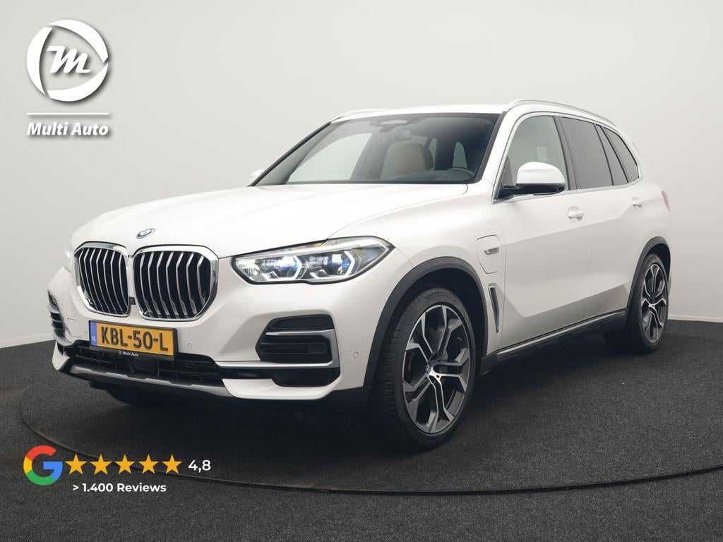 BMW X5 xDrive45e X Line PHEV 395pk Dealer O.H. | Trekhaak Af, Gebruikt, Adaptive Cruise Control, Wit, Vierwielaandrijving