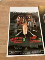 Nightmare on Elmstreet 3 poster, Ophalen of Verzenden, Zo goed als nieuw, Film, Poster
