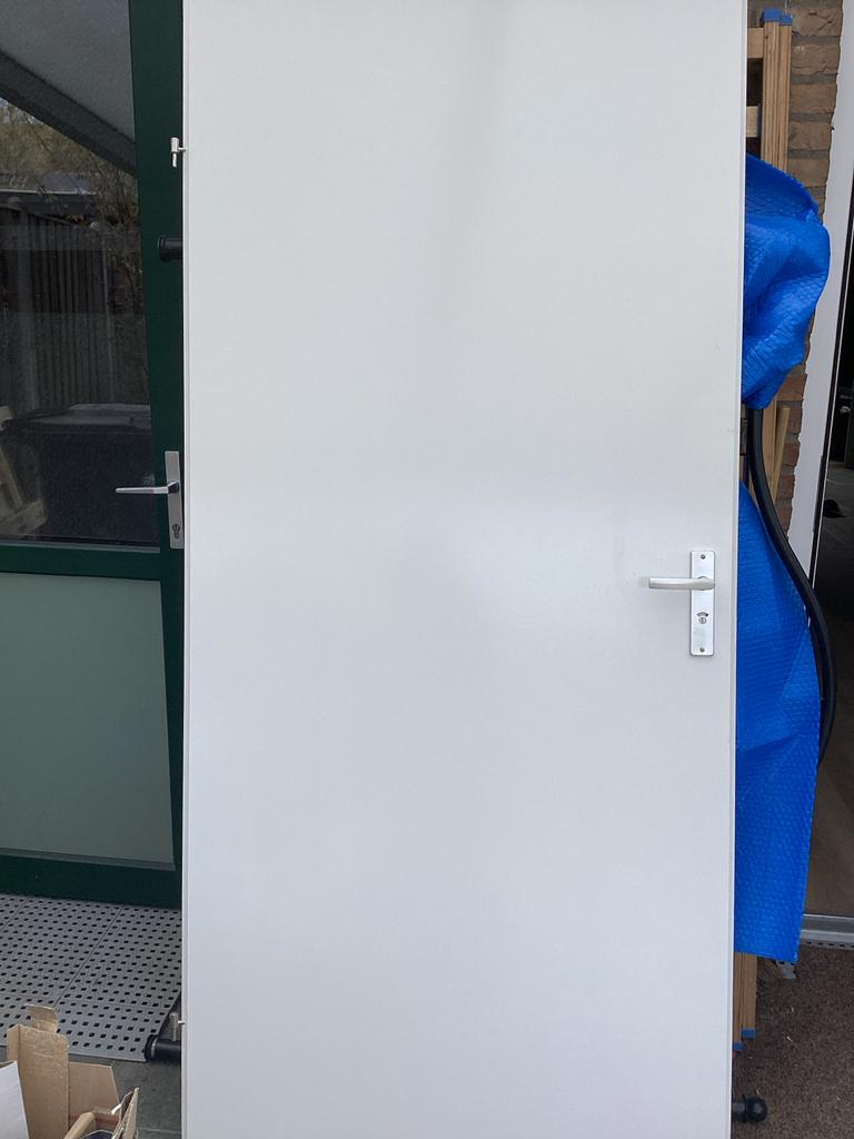 Opdekdeur linksdraaiend GRATIS, Ophalen, 80 tot 100 cm, Binnendeur, Zo goed als nieuw