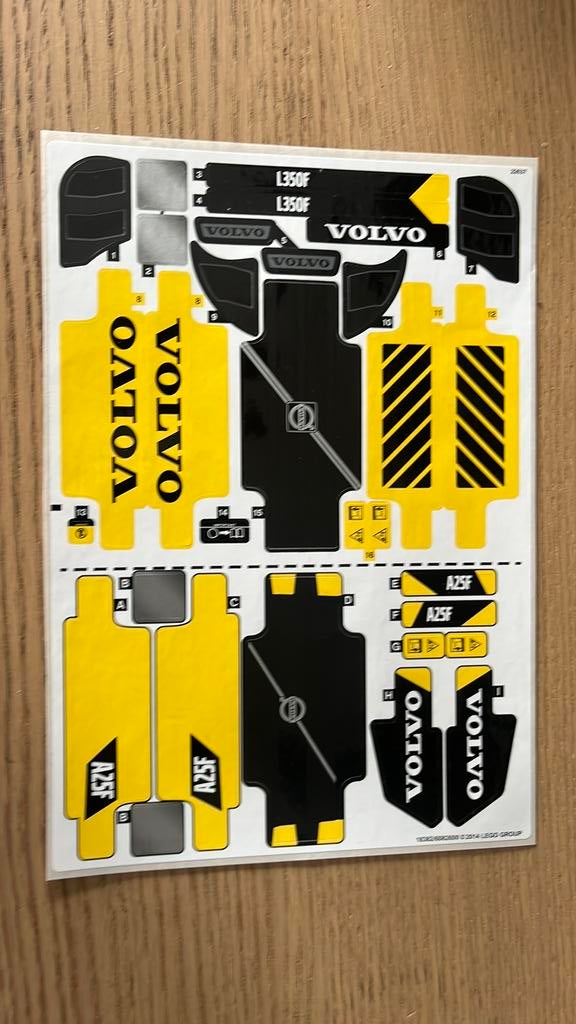 Lego technic 42030 stickervel. ORIGINEEL, Kinderen en Baby's, Speelgoed | Duplo en Lego, Lego, Nieuw, Ophalen of Verzenden, Technic