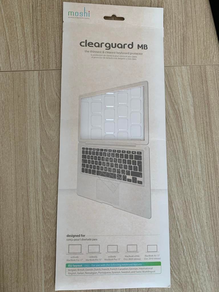Moshi Clearguard MB toetsenbordbeschermer, Ophalen of Verzenden, Overige indelingen, Nieuw