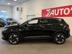 Opel Grandland x 1.2 Turbo ECC AIRCO, CAR-PLAY, CRUISE, 18'', Gebruikt, 1199 cc, Leder en Stof, Zwart