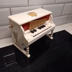 Antieke/vintage houten bloemen kinderpiano, Ophalen of Verzenden, Gebruikt