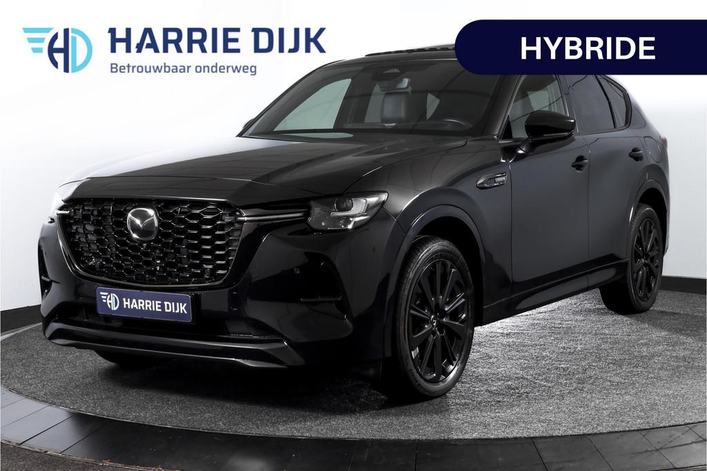 Mazda CX-60 2.5 e-SkyActiv PHEV Homura Plus | S/K-Panodak |, Automaat, Gebruikt, 4 cilinders, Zwart