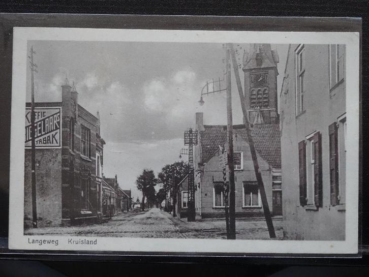 KRUISLAND    Langeweg, Verzamelen, Ansichtkaarten | Nederland, Gelopen, Noord-Brabant, Voor 1920, Ophalen of Verzenden