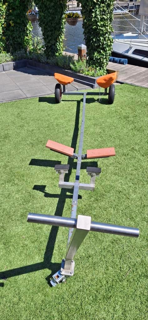 Bootkar boottrailer trailer handkar strandtrailer, Watersport en Boten, Accessoires en Onderhoud, Ophalen